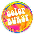 Color Burst Theme Zeichen