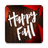 Fall Foliage Theme Zeichen