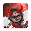 Scary Doll Cupid Theme - Wallpapers and Icons APK