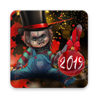 Scary Doll New Years Theme - Wallpapers and Icons icono