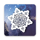 Winter Snowflake Theme Zeichen