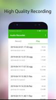 برنامه‌نما Audio Recorder عکس از صفحه