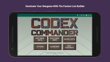 Codex Commander Affiche