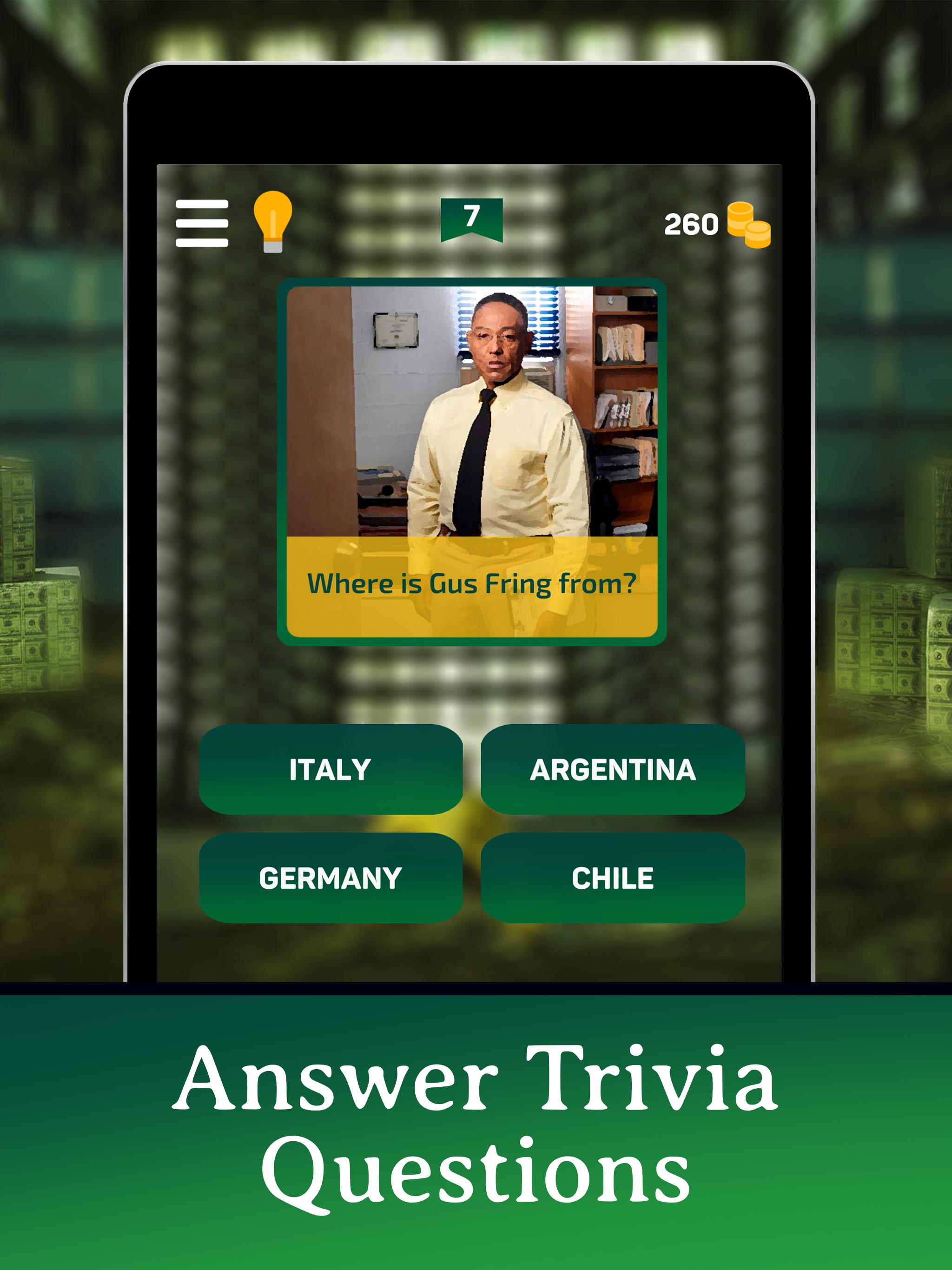 Quiz For Breaking Bad Heisenberg Trivia Questions For Android Apk Download