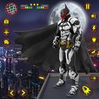 ikon Flying Bat Hero Man Superhero