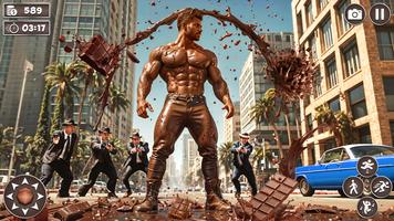 Chocolate Man Superhero imagem de tela 1