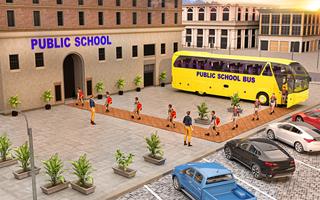 City School Bus Driving Games скриншот 3