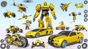 "Jogo de mudança multi -Robot Cartaz