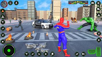 Spider Rope Hero: City Battle syot layar 1