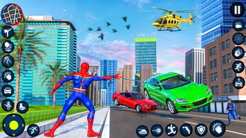 Spider Stickman Game Rope Hero capture d'écran 1