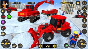 Grand Snow Excavator Simulator تصوير الشاشة 1