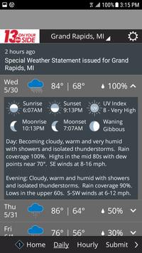 WZZM 13 Weather 截图 1