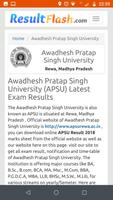 APS U REWA RESULT Screenshot 3