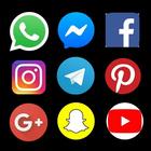 All in one Social Media App-icoon