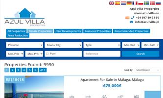 Azul Villa Properties plakat