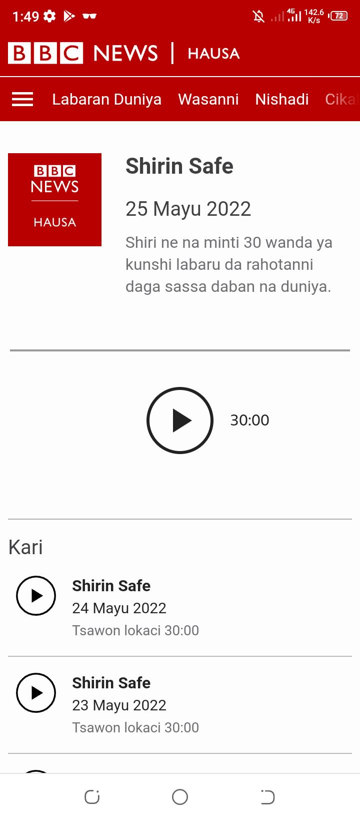 BBC Hausa Radio Labaran Duniya APK pour Android Télécharger