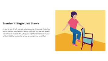 Balance Exercises For Seniors Ekran Görüntüsü 1