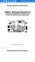 Biology Questions and Answers الملصق