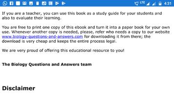 Biology Questions and Answers تصوير الشاشة 2