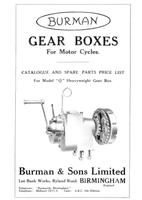 Burman Gear Box Service III Model Q poster