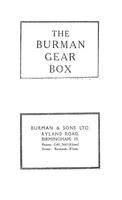 Burman Gear Box Service III Model Q imagem de tela 3