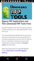 Bypass FRP Lock 스크린샷 1