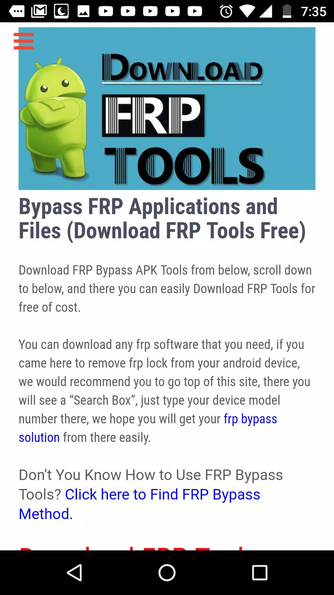 Bypass FRP Lock APK for Android Download