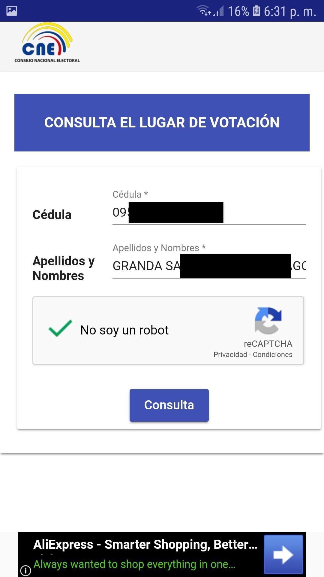 Cne Ecuador Lugar De Votaciones For Android Apk Download