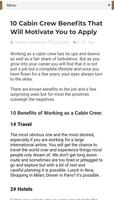 برنامه‌نما Cabin Crew Interview Questions & Tips عکس از صفحه