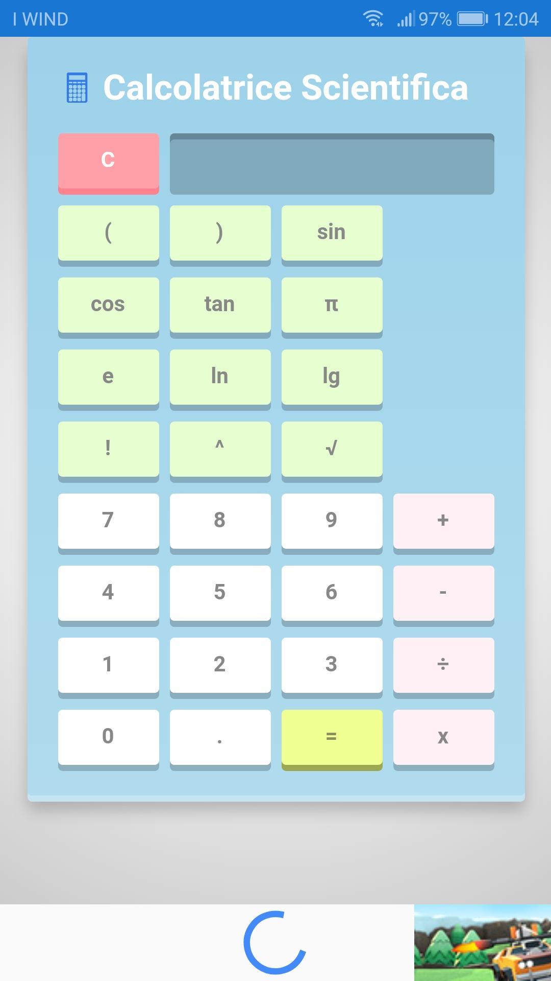 SCARICA CALCOLATRICE SCIENTIFICA PER ANDROID