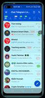 Chat Telegram Live capture d'écran 3