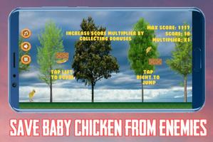 Chicken Run -Please Save Baby Chicken From Enemies ภาพหน้าจอ 1