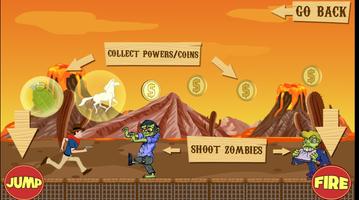 Cowboy Shoot Zombie Affiche