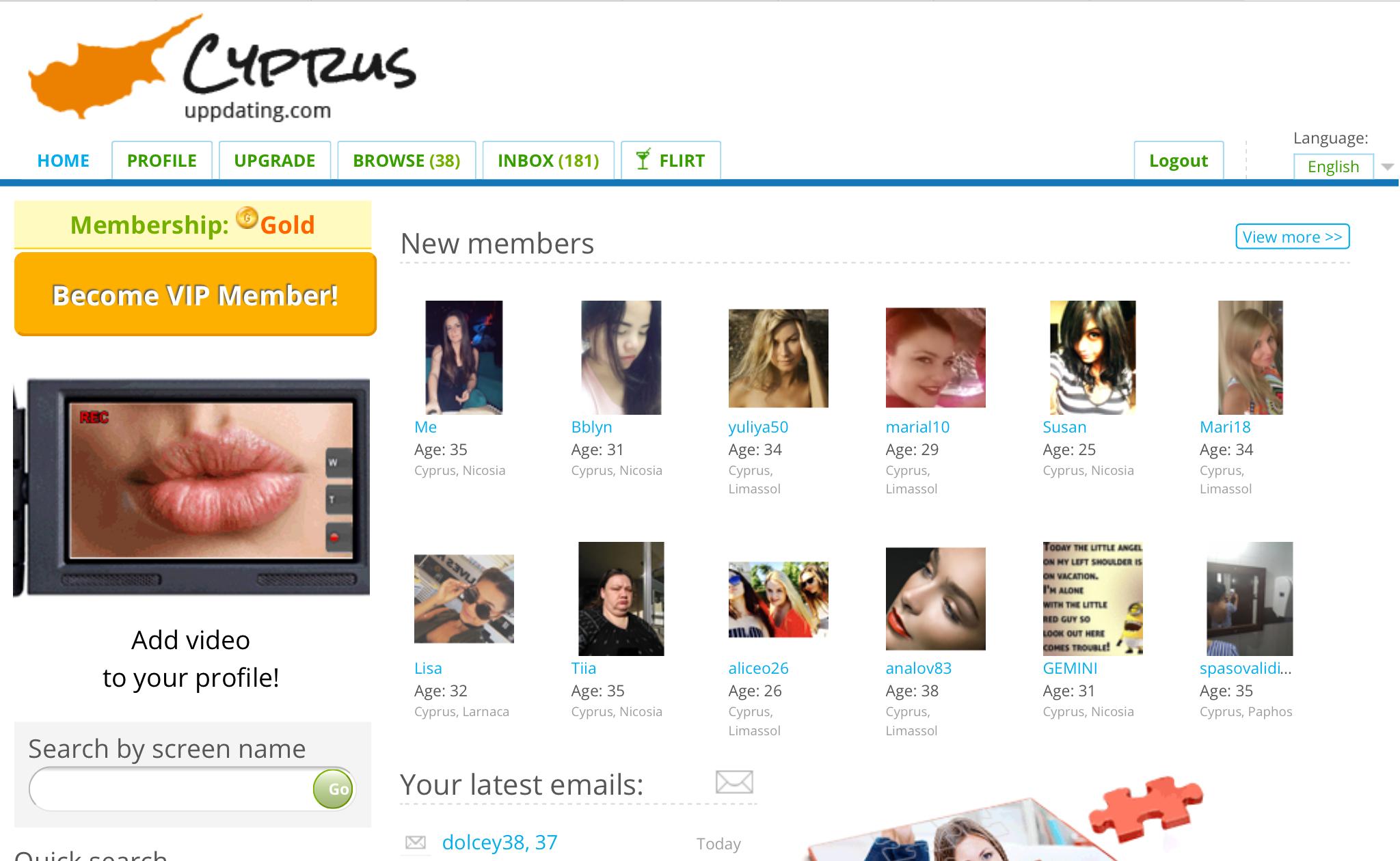 Kypros dating Website