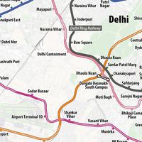 Delhi Metro Map screenshot 2