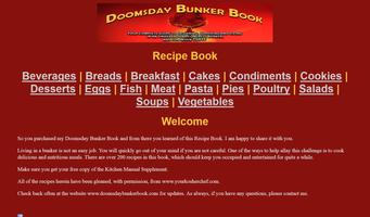 Doomsday Bunker Recipe Book Affiche