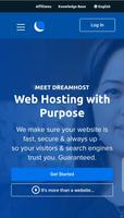 DreamHost web Hosting الملصق