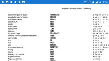 English Chinese Pinyin Dictionary capture d'écran 1