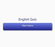 English Quiz Affiche