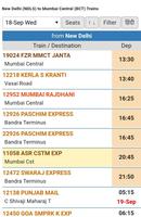 erail seat availability تصوير الشاشة 1