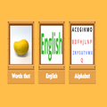 Matching pair kids educational game.