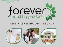 Forever healthy products plakat