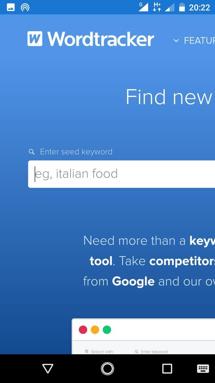 Free Keyword Research Tool From Wordtracker For Android Apk Download