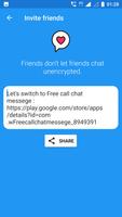 Free Call Chat And Messeges capture d'écran 1