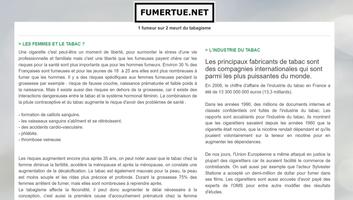 Fumertue.net Arrêter de fumer скриншот 1