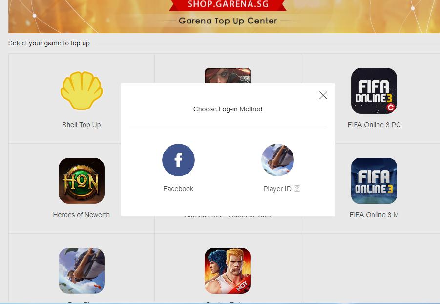 Garena topup center malaysia