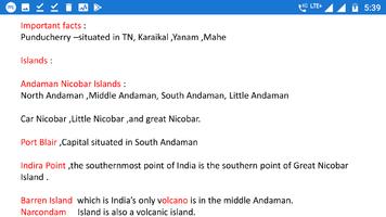 General Introduction Of India in Short Points(Geo) تصوير الشاشة 2