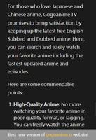 GogoAnime - Uncensored Anime ảnh chụp màn hình 1