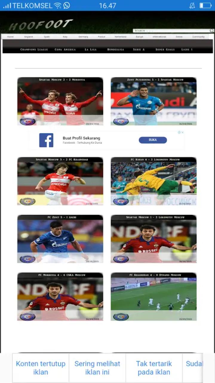 alene leje hundrede HooFoot - Football Highlights APK for Android Download