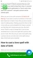 How to cast a love spell with a picture capture d'écran 1